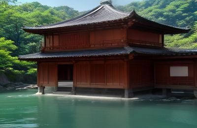 电影布景中精心还原的民国风格茶室内景，木质桌椅与旗袍服饰，色戒场景复现